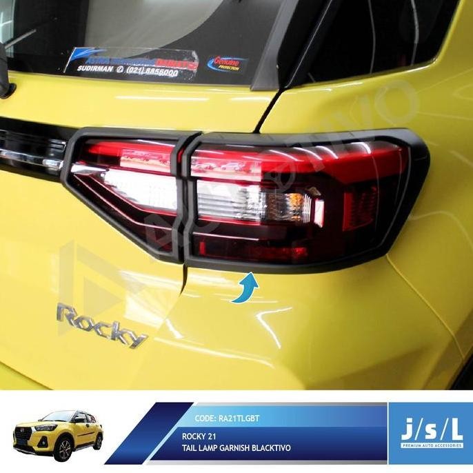 NEW JSL Tail Lamp Daihatsu Rocky 2021 Garnish Belakang Blacktivo