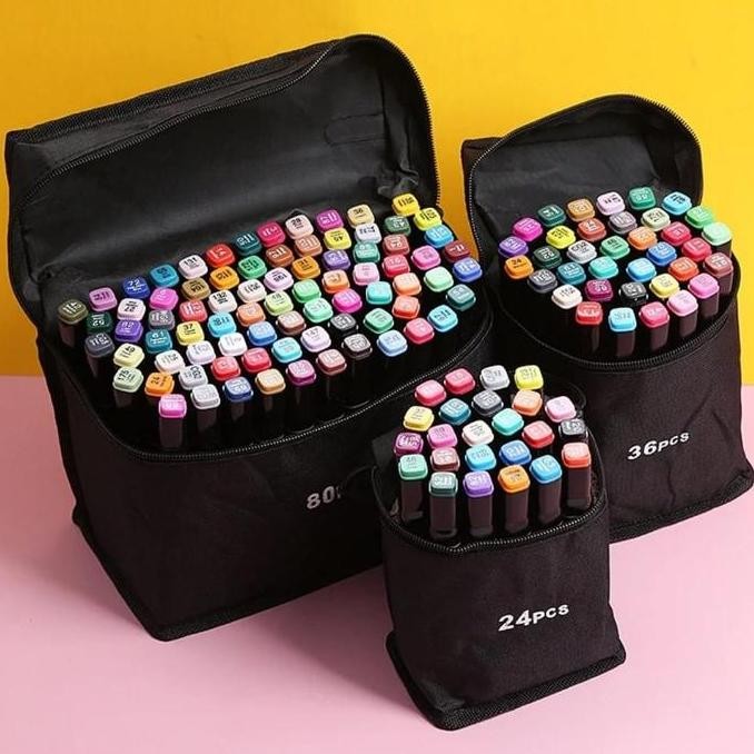 

Stabilo Pena Spidol Warna Sketsa Umum Dua Sisi Kepala Tulis Luas dan Halus Double ed General Touch Marker Pen Animation Set Markers Dual Side Fine Art Brush Twin Market Set 24pcs, 48pcs, 80 Plastik Mewarnai