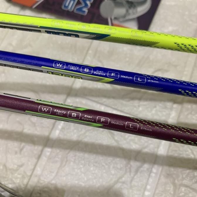 Raket Badminton Carlton Airtec 1000/1100/1200/1300+Grip+Tas Original