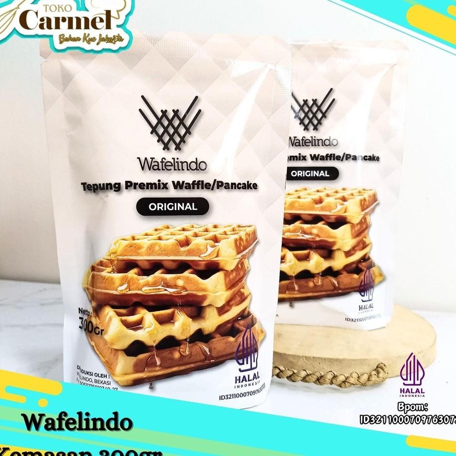 

Premix Waffle 300Gr Tepung Nt Waffle Pancake Mix Wafelindo