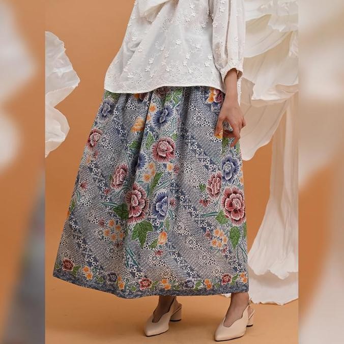 NONA RARA - Keke Skirt Encim P0459, Rok batik wanita modern
