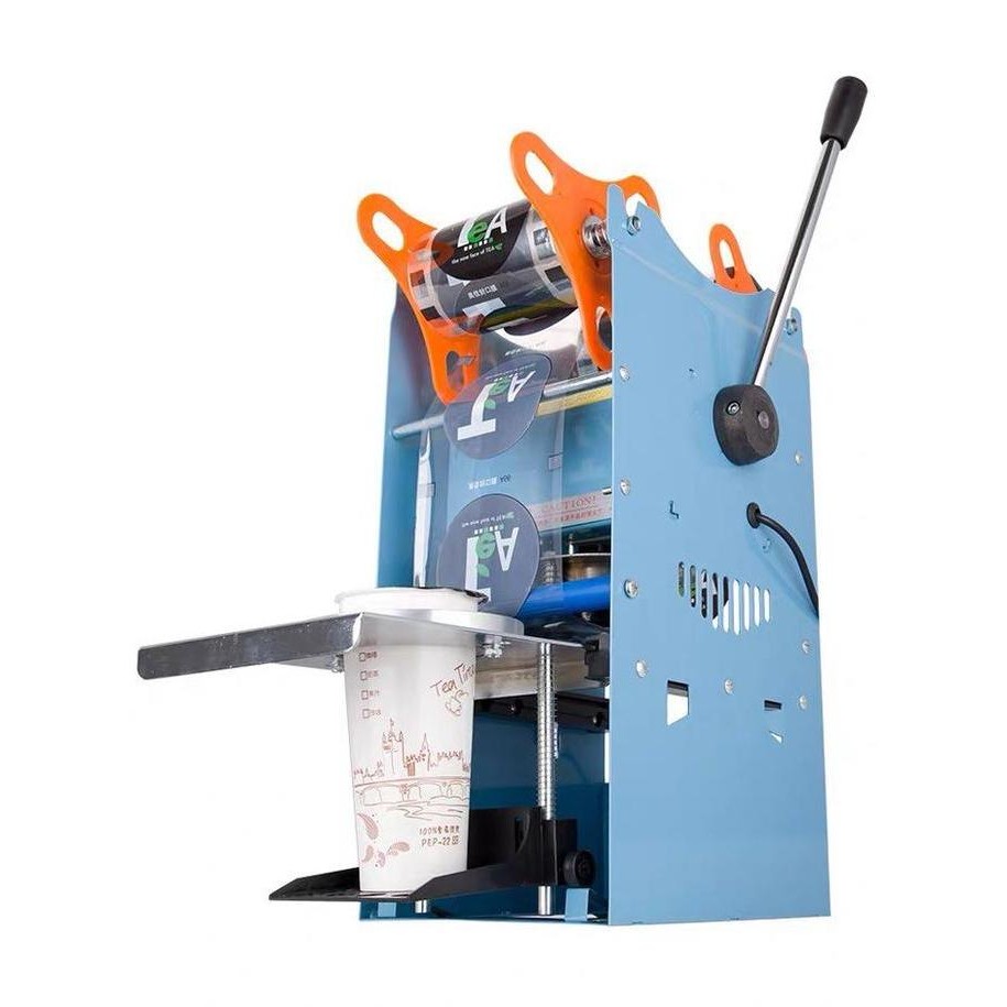 Mesin Cup Sealer Mesin Press Gelas Plastik Alat Penutup Minuman Segal