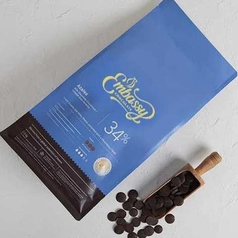 

Embassy Azalea Milk Couverture 34% 250gr Tulip Coklat Coin Cokelat Kering Termurah