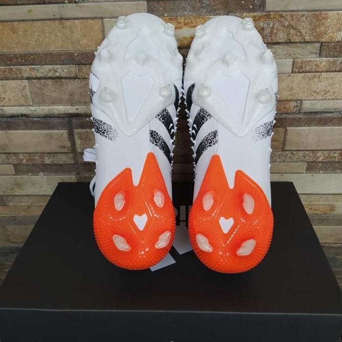 Sepatu Bola Adidas Predator Freak 20.1 MID White Red Fg soccer Terlaris