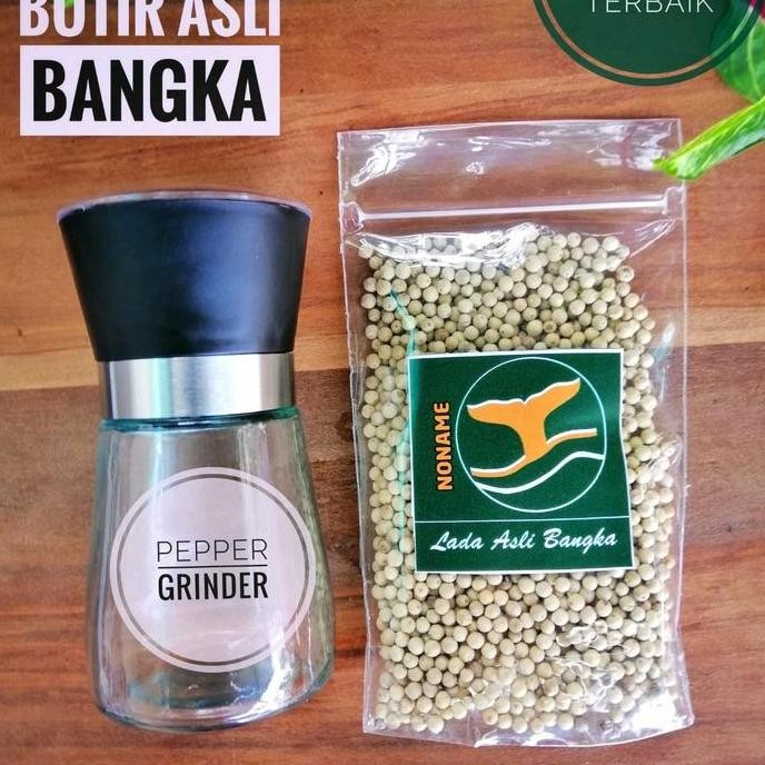 

Paket Lada Putih Butir 100gr + Botol Grinder Manual | Set Merica dan Penggiling Termurah