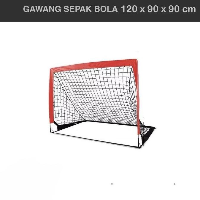 POTENCE Gawang Sepak Bola Besar Foldable Gawang Portable Lipat 120*90*90 Gawang Futsal Sepak Bola In