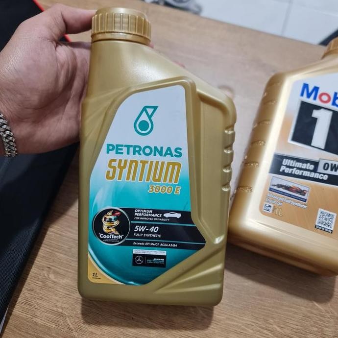 Oil Petronas Syntium 3000 E Sae 5W-40 Full Synthetic Ori Amg Petronas