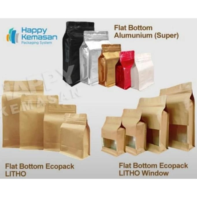 TERBARU - Ecer Flat Bottom zipper merk KPACK