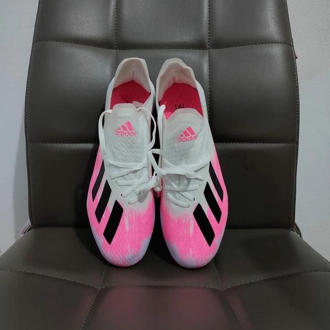 Sepatu Bola Adidas X 19.1 White Pink Fg soccer Terlaris