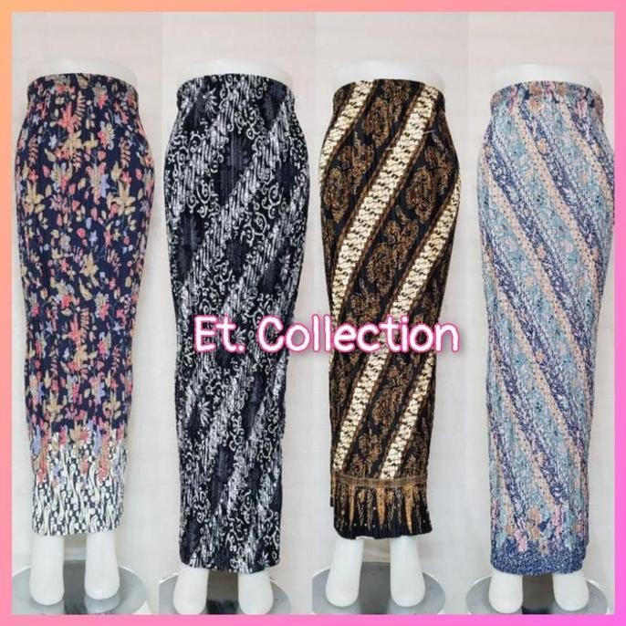 Rok Batik Plisket - Bawahan Kebaya - Rok Batik Modern - Kain Batik