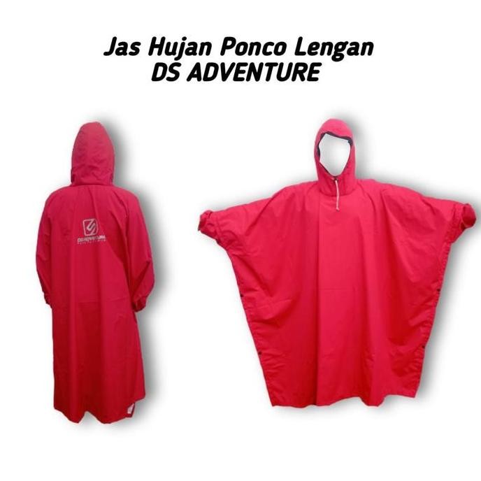Jas Hujan Ponco Lengan DS Adventure / jas hujan ponco / jas hujan ponco lengan / jas hujan jumbo / j
