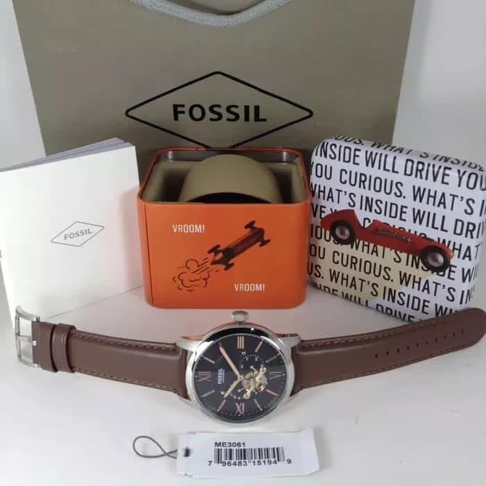 Jam Tangan Pria Merk Fossil Me3061 & Me 3061 Automatic 45Mm Original