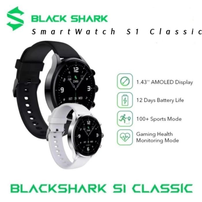 Zjs Blackshark Smartwatch S1 Classic - Jam Tangan