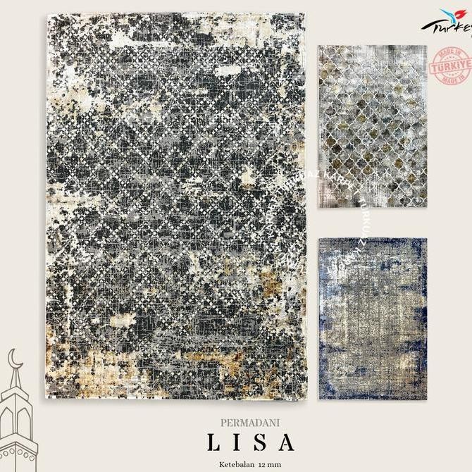 Karpet Permadani Import Turki Jumbo Lisa Uk 250 x 350 Motif Abstrak