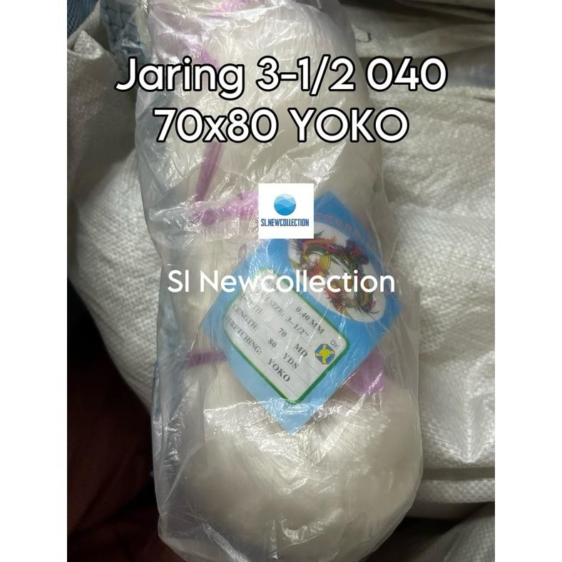 JARING IKAN SENAR 040-70x80 YOKO / JARING IKAN 0.40 / JARING IKAN COD / JARING PUKAT SENAR
