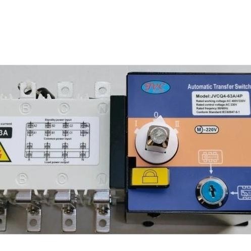 Ats Automatic Transfer Switch 63A 4P Untuk Panel Genset Pln Otomatis 63A 4P