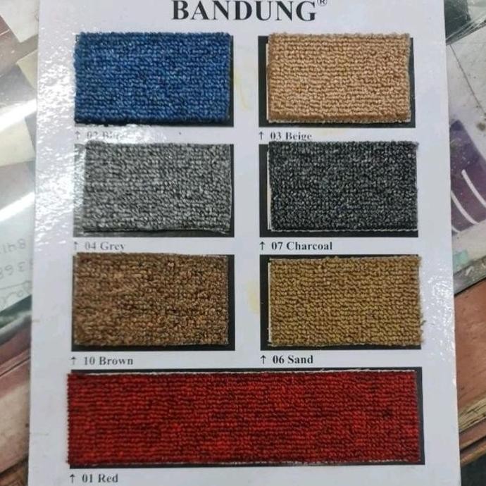 KARPET POLOS ROLL TEBAL 5 MM lebar 4 MTR