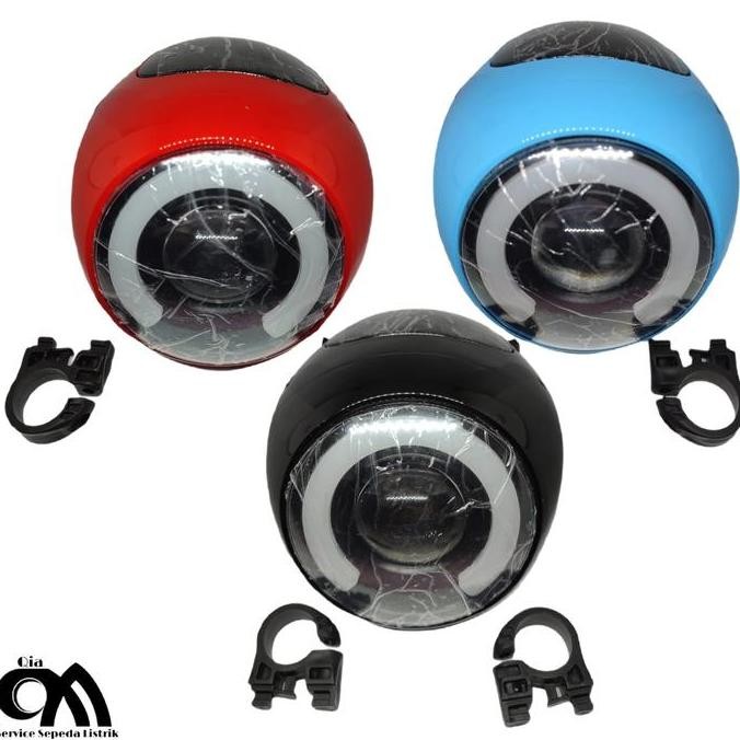 Head Lamp 48V - 60V Sepeda Listrik Kualitas Terbaik Harga Termurah