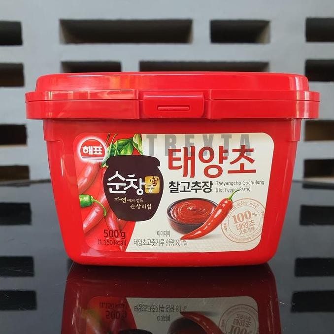 

GOCHUJANG / HOT PEPPER PASTE / SAOS BIBIMBAP TAEYANGCHO 500 GRAM BS