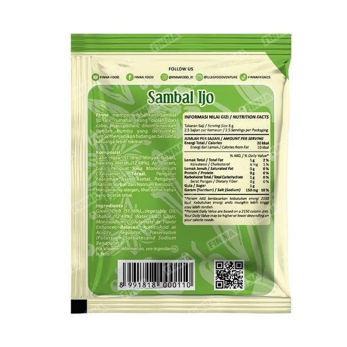 

Finna Sambal Uleg Ijo (Pack) DS