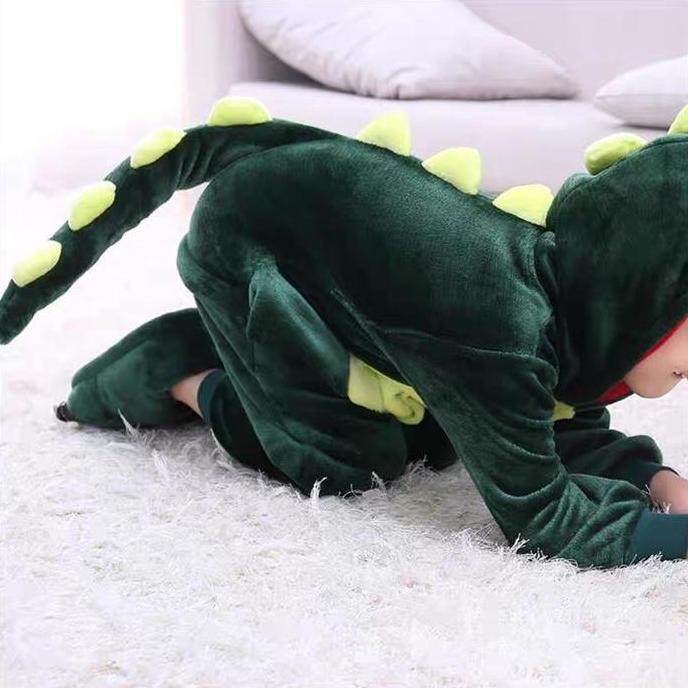 Baju Onesie Dinosaurus Dino Kids Kostum Anak Piyama