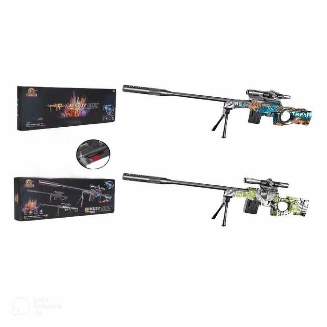 Mainan Awm Gel Blaster Pistol Anak Mainan Sniper Soft Gun Bullet Tembak Tembakan Edukatif Luar Ruang