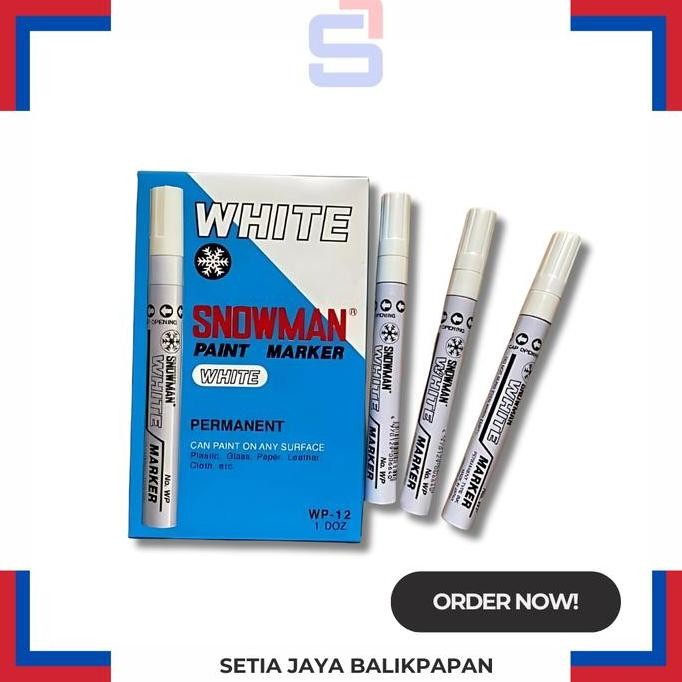 

------] Spidol Snowman Paint Marker White