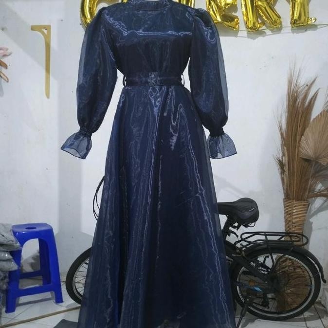 GAUN PESTA FULL ORGANZA Dress Karet