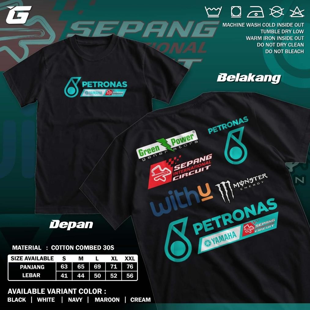 Promo Kaos Petronas Grand Prix Of Malaysia 2022 Yamaha Racing Team Sepang International Circuit Moto