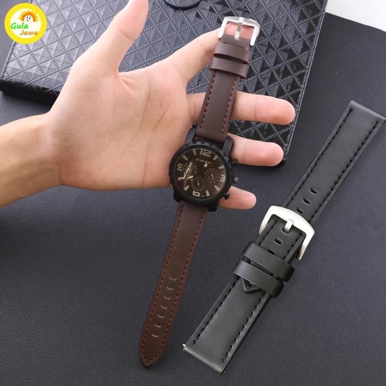 (Terbaru) Tali Jam Kulit / Tali Jam Tangan Kulit Asli / Strap Jam Tangan Kulit 20mm/22mm Jam Tangan 
