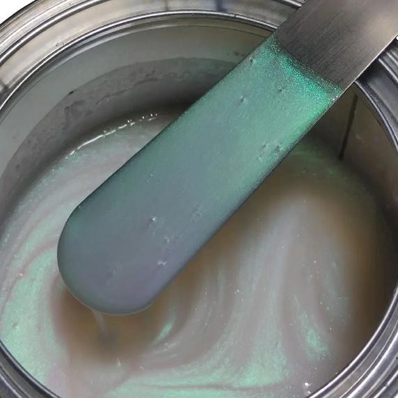 Cat Pu Bunglon Putih 250Ml 3 Efek Warna Hijau Ungu U Gaskens Automotive Paint Cat Ve Motor Mobil Car