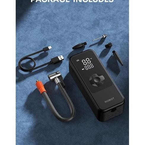 Vivan Portable Air Pump Inflator Electric Pompa Ban Mobil Sepeda Motor