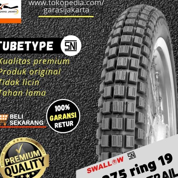 Ban Motor Trail Swallow Ukuran 27519 Ring 19 S209 Trail Swallow