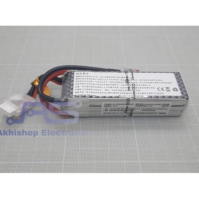 ACE HIGH DISCHARGE LIPO BATTREY 1800MAH 3S 20C T PLUG