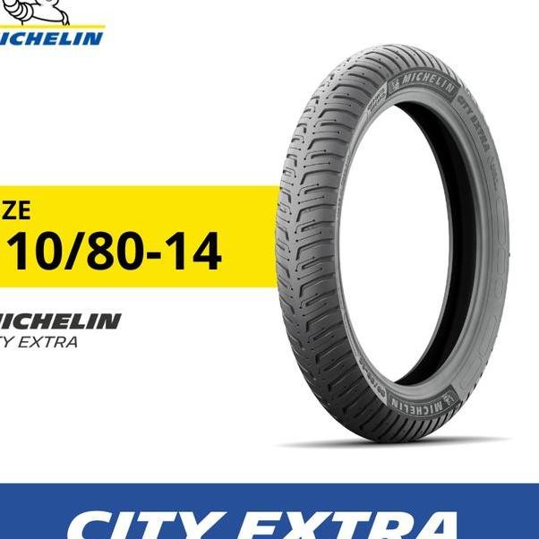 Michelin Ban Motor City Extra 110 R14 Ban Tubeless