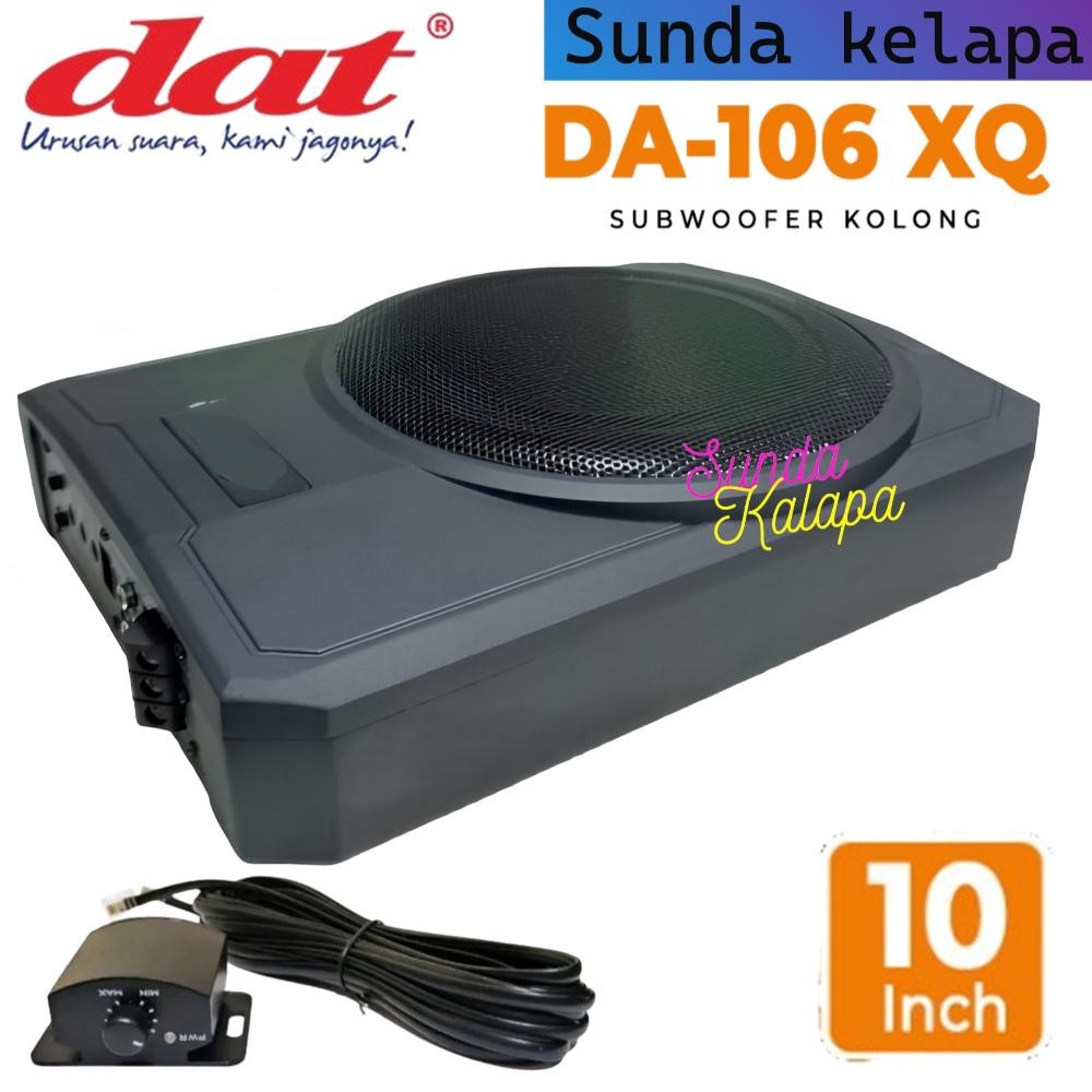 Terlaris Subwoofer Kolong Dat Da-106Xq Speaker Kolong Mobil Active Subwoofer 10 Inch 400W High Power