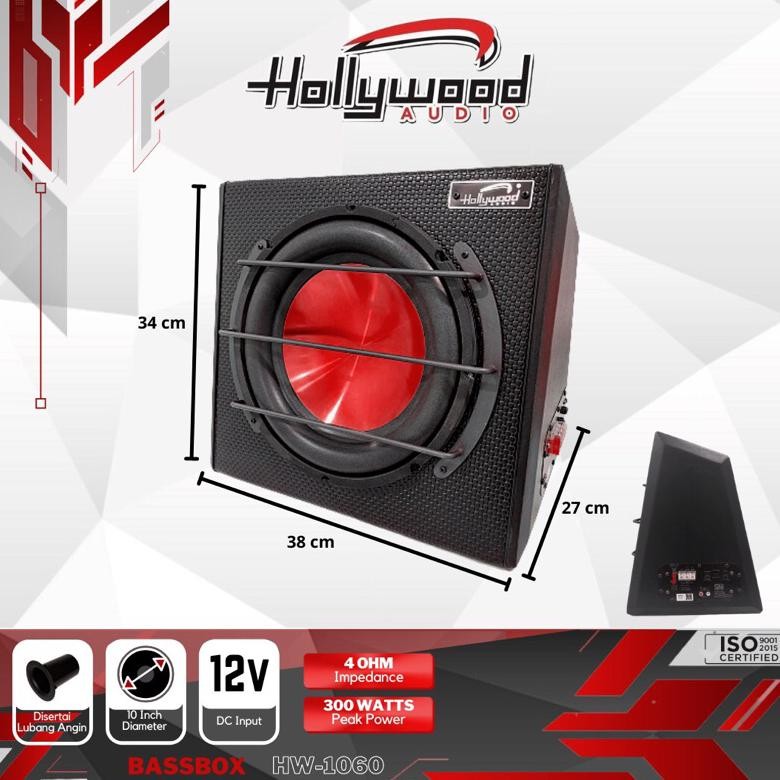 Terlaris Basstube Kotak Hollywood Hw1060
