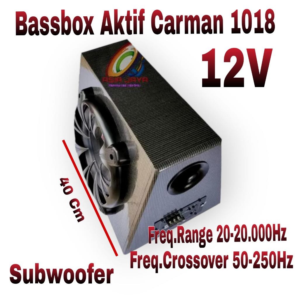 Terlaris Bassbox Aktif Carman 1018 Subwoofer 10 Inch 250W