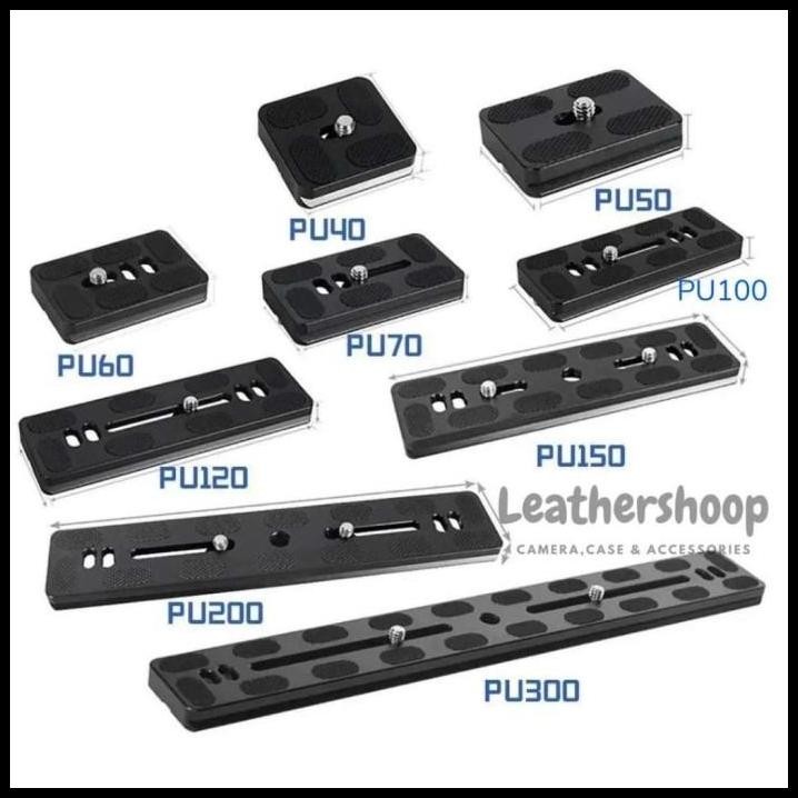 Quick Release Plate Tripod Adapter PU50  PU100 PU120 PU150 PU200 PU300