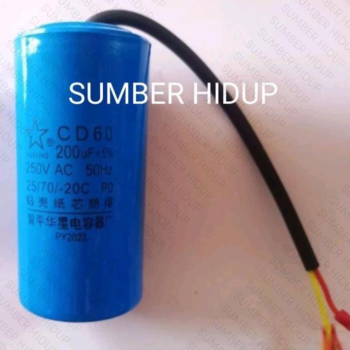NEW Kapasitor CD60 200uf 250v AC Capasitor 200mfd 200 UF MFD 250 V CD-60