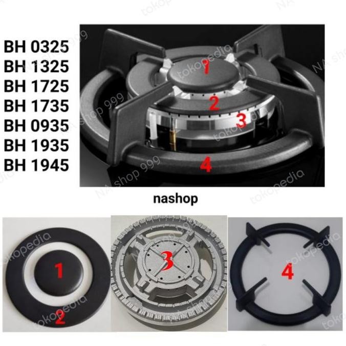 READY KOMPOR TANAM LARGE BURNER MODENA - SPAREPART KOMPOR GAS BERKUALITAS