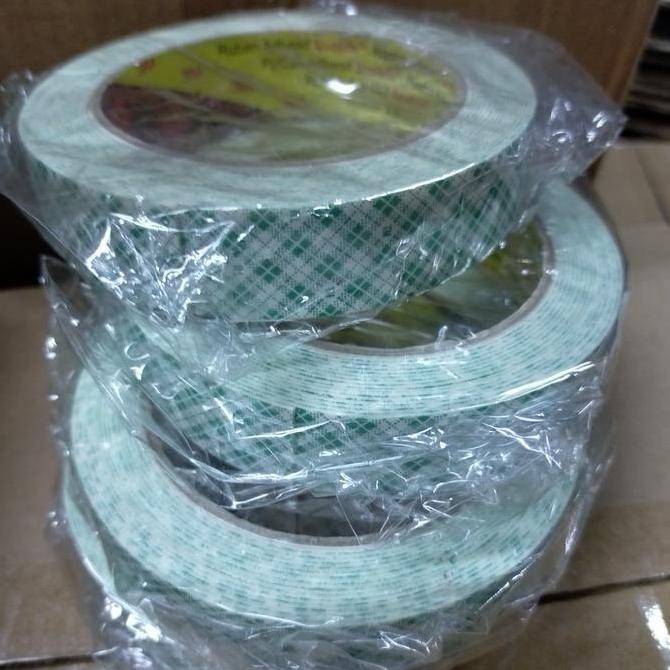 

promo double tape 3m 7385/9075i 48mm x 50m abu-abu original tisu kuat