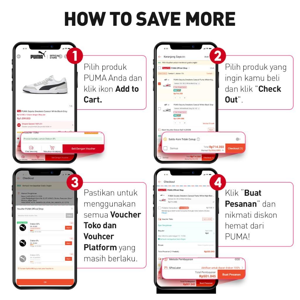 Ews Puma Sepatu Kets Rs-X Efekt Prm Puma White-Feather Gray