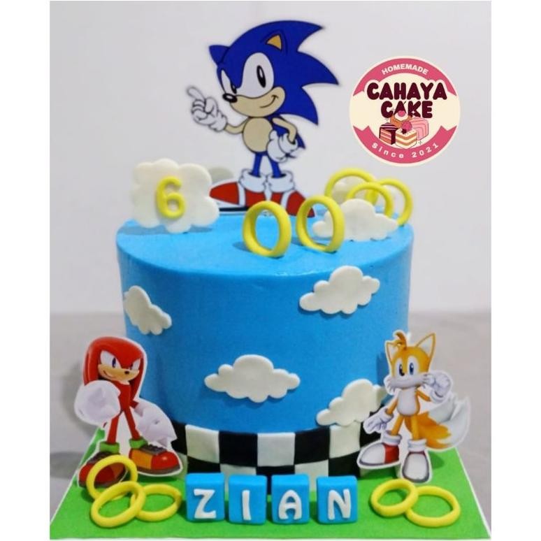 

Promoo!! Kue Ulang Tahun Super Sonic / Sonic Cake / Kue Ultah Karakter