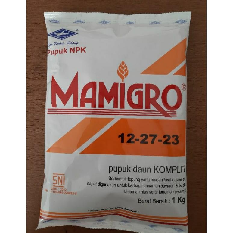 MAMIGRO MERAH 12-27-23 1KG SUPER P PUPUK BUNGA DAN BUAH