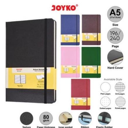 

Notebook Buku Tulis Bergaris Catatan Diary Agenda Joyko Nb 663