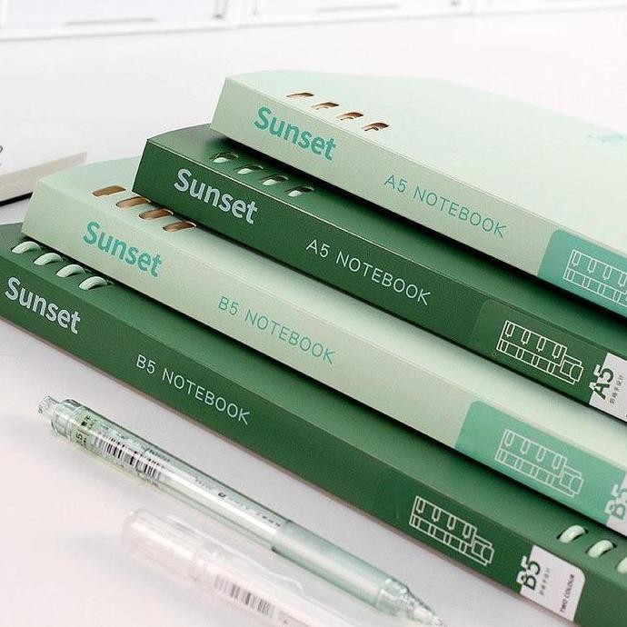 

Winzige Buku Binder A5 B5 Buku Tulis Sekolah Lucu Buku Notebook Aesthetic Lose Leaf Binder Kuliah Pvc Cover Stationery & Refill Kertas Paper