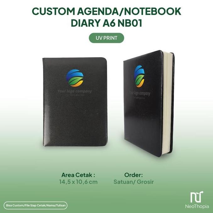 

Custom Uv Buku Agenda Diary A6 Buku Notebook Kulit Souvenir Nb01