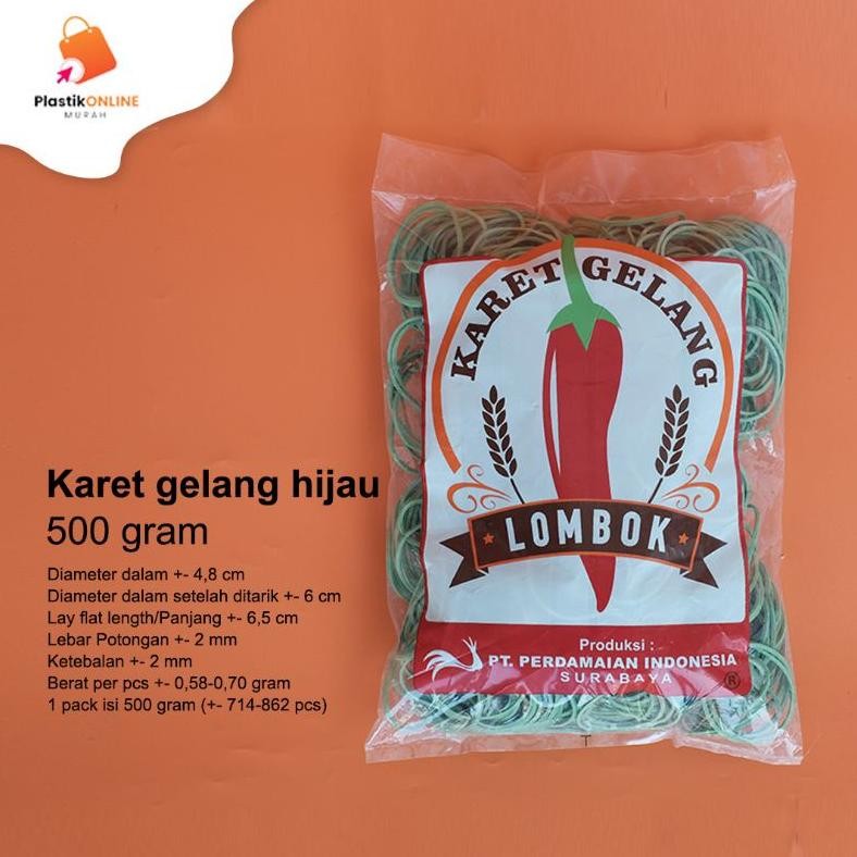 

Baru Karet gelang hijau 500 gram | Karet | Rubber ,,