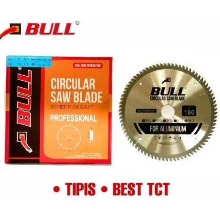 mata gergaji Bull aluminium circular saw blade 7 x 80T
